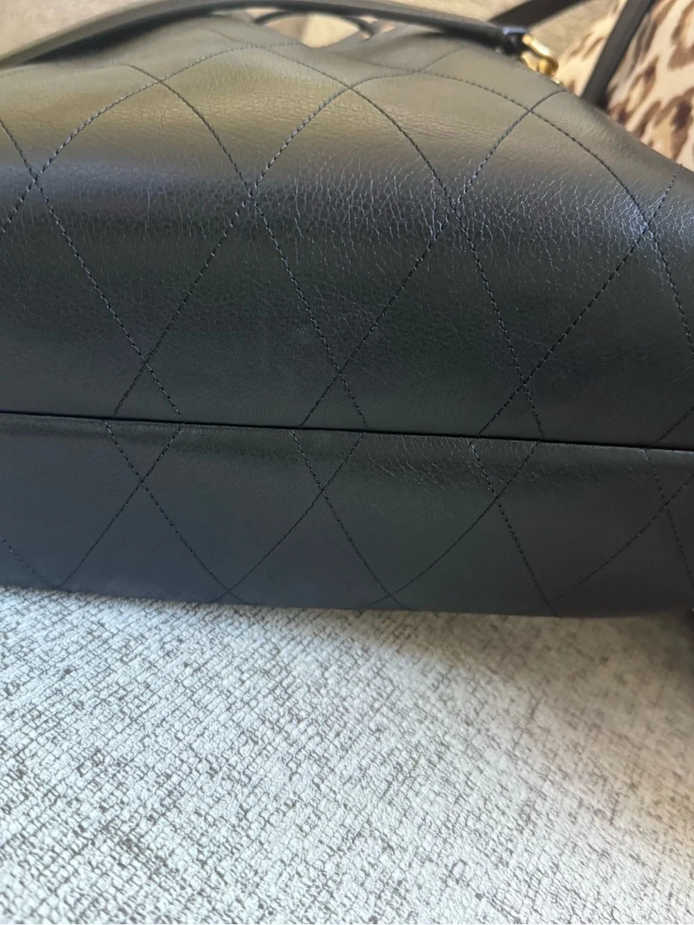 Tory Burch Charlie Quilted Drawstring Shoulder Bag